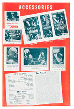 "KARLOFF THE UNCANNY IN THE MUMMY" 1951 REALART PRESS BOOK.