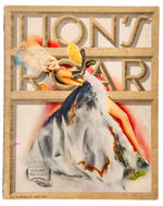 "LION'S ROAR" 1943 MGM PROMO PUBLICATION W/VARGA FOLDOUT.