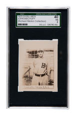 1923-1924 BILLIKEN JOHN BISCHOFF SGC 40 VG 3 (RICHARD MERKIN COLLECTION).