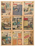 "THE SPIRIT" NEWSPAPER COMIC LOT.