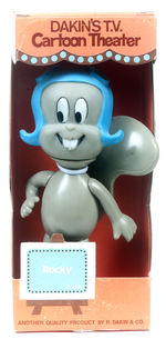 "ROCKY/DAKIN'S TV CARTOON THEATER" FIGURE IN ORIGINAL BOX.