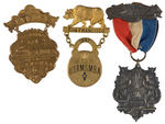 UNITED STATES RAILWAY MAIL SERVICE EARLY RARE BADGES.