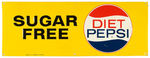 "PEPSI/SUGAR FREE DIET PEPSI" SIGN PAIR.