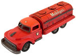 "MOBILGAS TANK TRUCK" PREMIUM TOY W/DEALER'S GAS PURCHASE CARD.