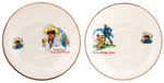 "BBC TV'S THE LONE RANGER" COMPLETE SIX PIECE CHILD'S CHINA SET.