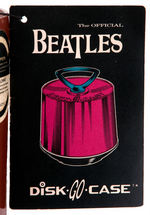 BROWN "THE BEATLES DISK-GO-CASE" W/STRING TAG AND INSERT.