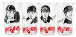 THE BEATLES GLASSES SET.