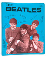 "THE BEATLES" THREE RING BINDER SMALLER SIZE VARIETY.