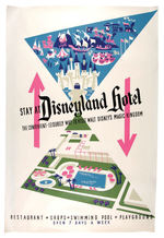 "DISNEYLAND HOTEL" POSTER.