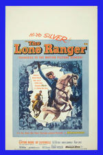 "THE LONE RANGER" 1956 WINDOW CARD.