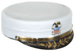 SPANISH AMERICAN WAR HEROES DECANTER/LIEUTENANT HOBSON SOUVENIR CHINA HAT.