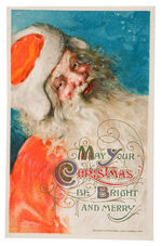 JOHN WINSCH SANTA CLAUS 1912 POSTCARD TRIO.