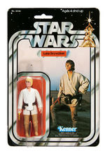 "STAR WARS - LUKE SKYWALKER" ACTION FIGURE ON 20 BK CARD.