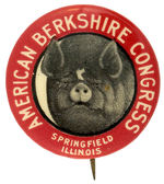 RARE HOG PROMOTIONAL BUTTON FROM HAKE COLLECTION & CPB.