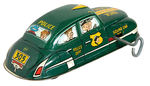 "DICK TRACY SQUAD CAR NO. 1" MARX WIND-UP CAR.