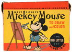 “MICKEY MOUSE TO DRAW AND COLOR/THE BIG LITTLE SET.”