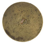 WASHINGTON DATED "1789" INAUGURAL CLOTHING BUTTON WITH "MEMORABLE ERA" SLOGAN.