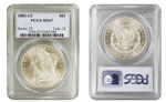 MORGAN DOLLAR: 1883-CC PCGS MS67.