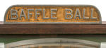 "BAFFLE BALL" BASEBALL COIN-OPERATED PINBALL GAME.