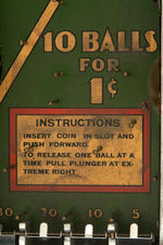 "BAFFLE BALL" BASEBALL COIN-OPERATED PINBALL GAME.