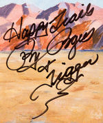 HAPPY TRAILS ROY ROGERS & TRIGGER" AUTOGRAPHED LIMITED EDITION PRINT.