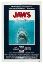 "JAWS" ONE SHEET MOVIE POSTER.