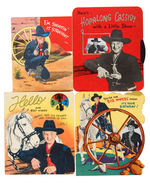 "HOPALONG CASSIDY" LARGE LOT OF 14 GREETING CARDS WITH ENVELOPES.