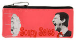 "SOUPY SALES" VINYL PENCIL CASE.