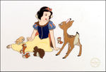 SNOW WHITE W/FOREST ANIMALS SERICEL.