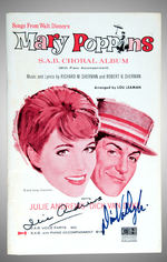MARY POPPINS SIGNED SONG FOLIO.