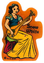 "SNOW WHITE" FIGURAL CATALIN PLASTIC 1930S PENCIL SHARPENER.