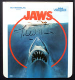 JOHN WILLIAMS AUTOGRAPHED "JAWS" VIDEODISC.