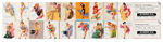 EARL MORAN GROUP OF 19 PIN-UP BLOTTERS.