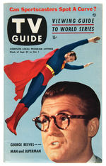 CLASSIC “TV GUIDE” FEATURING SUPERMAN.