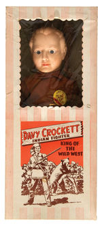 “DAVY CROCKETT INDIAN FIGHTER – KING OF THE WILD WEST” BOXED DOLL.