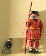 BEEFEATER AND TOWER RAVENS BOXED FIGURE SET BY JOHILLCO.