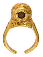 “STRAIGHT ARROW” WITH FURY AND YOUNG WOMAN  GOLDEN NUGGET CAVE RING.