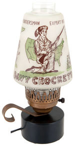 "DAVY CROCKETT" ELECTRIC LAMP.