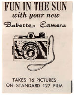 BAZOOKA JOE BUBBLE GUM BOXED PREMIUM CAMERA.