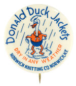 “DONALD DUCK JACKETS” SUPERIOR EXAMPLE OF HIS FIRST PRODUCT ENDORSEMENT FROM HAKE COLLECTION & CPB.