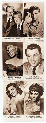 MOVIE STAR CARD SET.