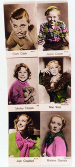 MOVIE STAR CARD SET.