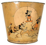 DISNEY CHARACTER RARE WASTE BASKET.