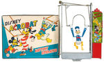 “DISNEY ACROBAT BATTERY OPERATED” LINE MAR TOY FEATURING DONALD DUCK.