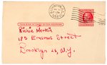 TED WILLIAMS HOF 1953 POSTCARD SIGNED TO RICHIE MERKIN.