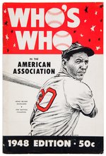 "WHO'S WHO IN THE AMERICAN ASSOCIATION" 1948 GUIDE W/ROY CAMPANELLA HOF.