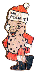 MR. PEANUT AS SANTA.