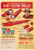 SGT. PRESTON "'10-IN-1' ELECTRIC TRAIL KIT" QUAKER OATS PREMIUM.