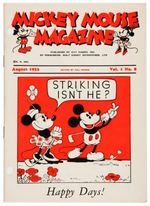 "MICKEY MOUSE MAGAZINE" RARE FIRST SERIES ISSUE.