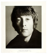 RICHARD AVEDON HAND SIGNED JOHN LENNON PRINT.